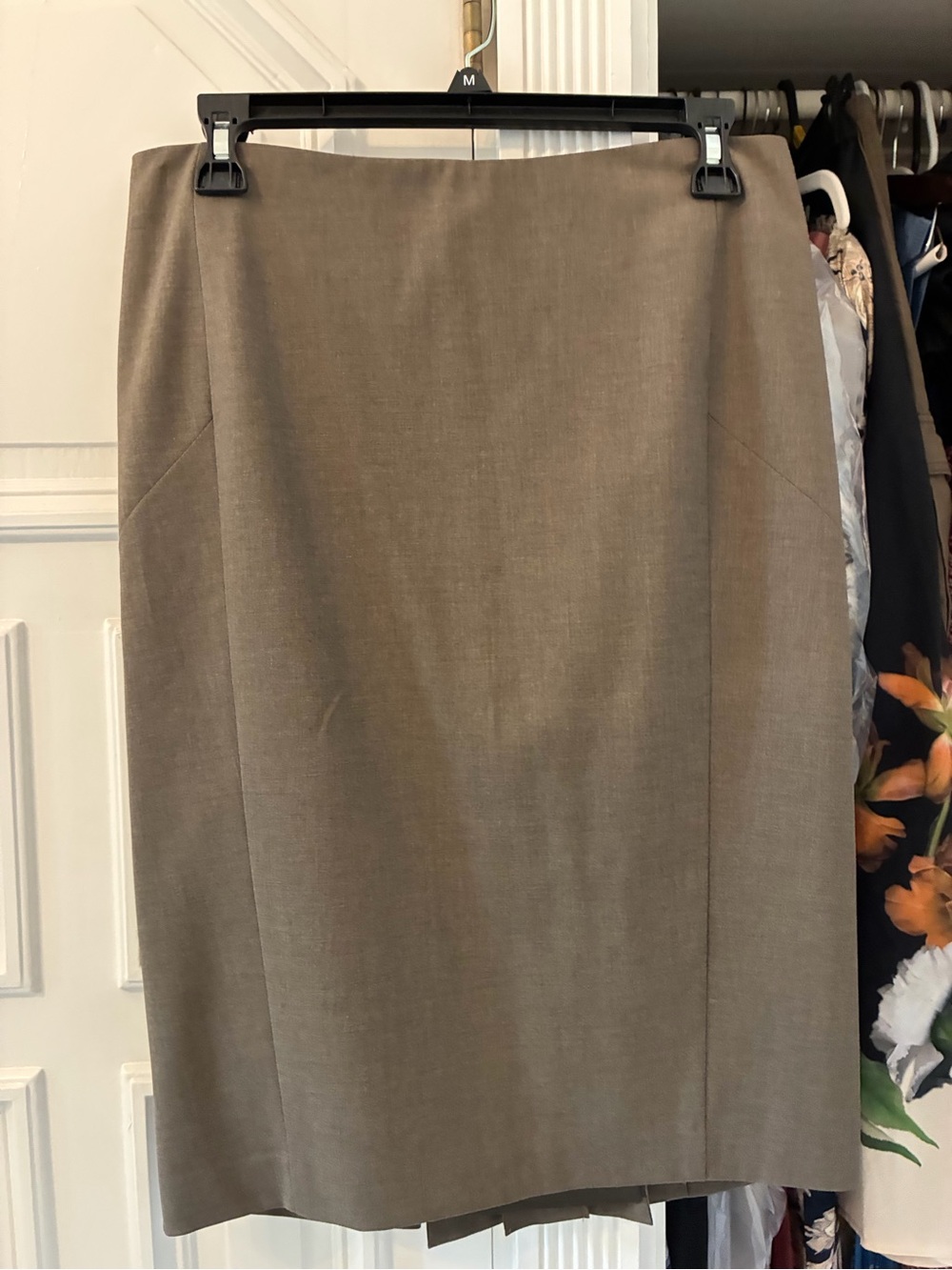 Club Monaco Taupe Pencil Skirt